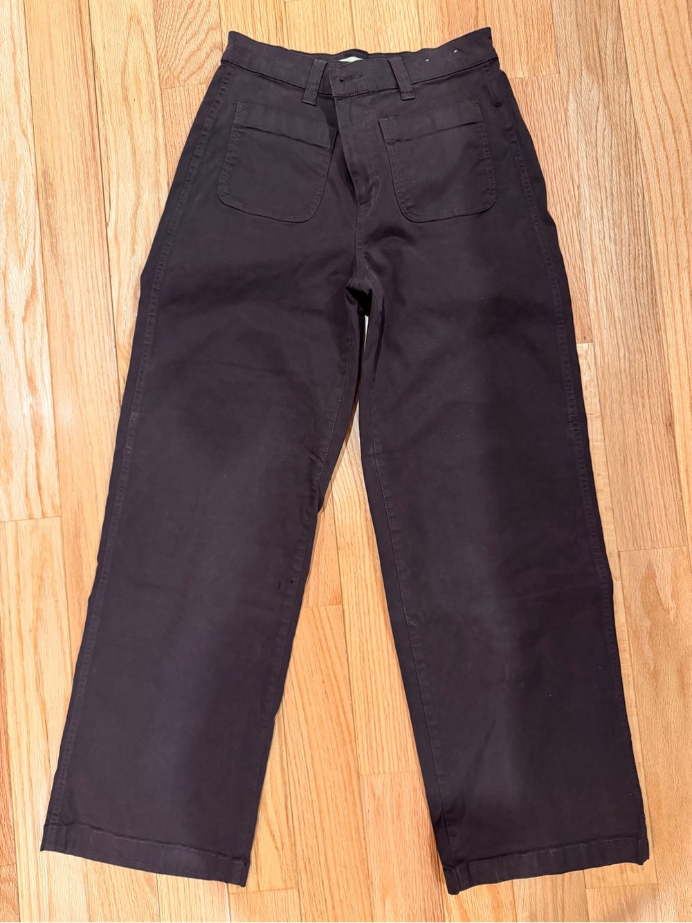 Madewell Emmett Wide-Leg Full Length Patch Pocket